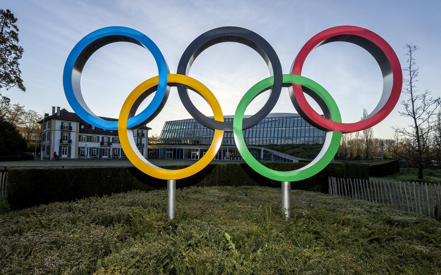 Olümpiarõngad Lausanne'is