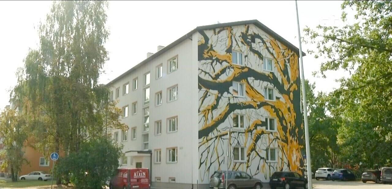 Реновированная хрущевка в Тарту.