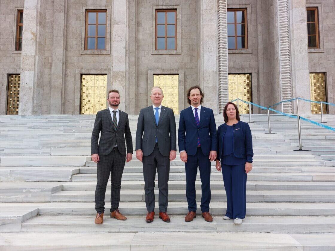 A delegation from the Riigikogu's Foreign Affairs Committee on a three-day working visit to Turkey in October.
