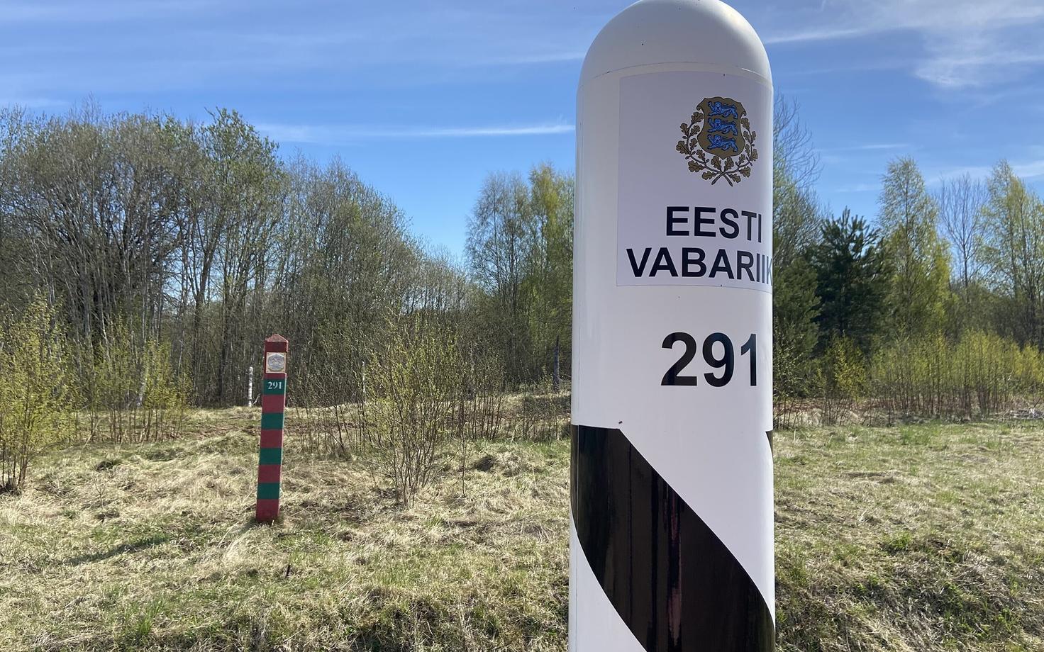 Восточная граница Эстонии.