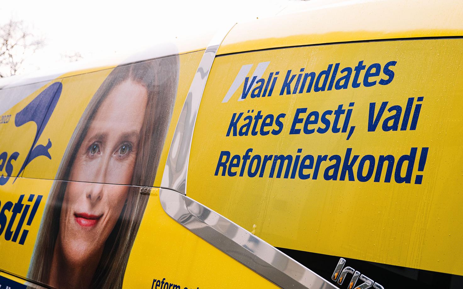Reform Party pre-election campaign image.