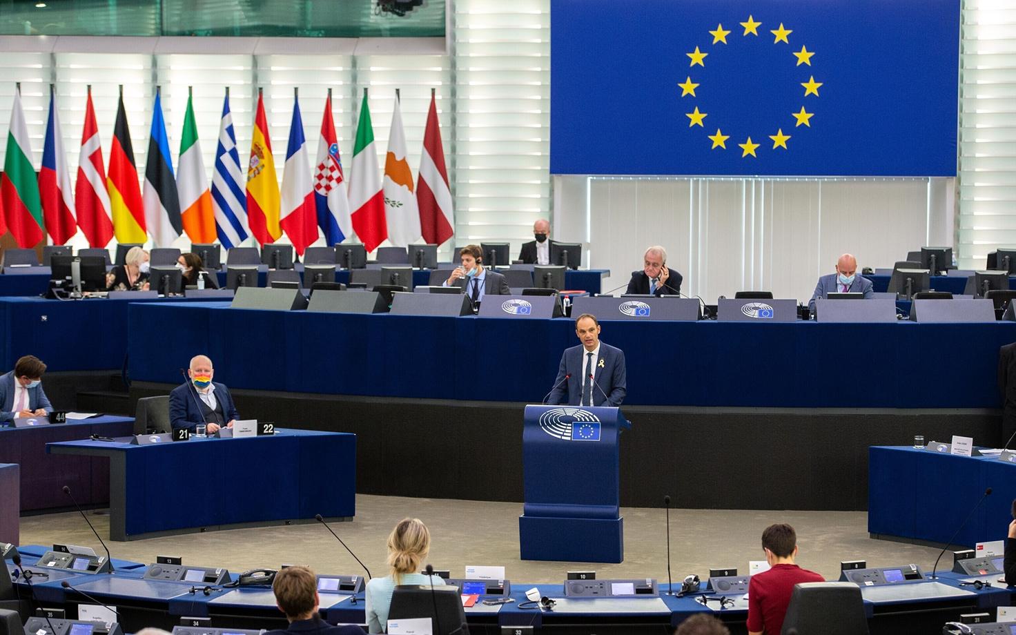 Обсуждение климатических целей ЕС в Европарламенте..