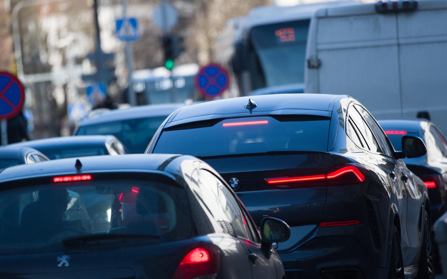 Пробка в Таллинне.