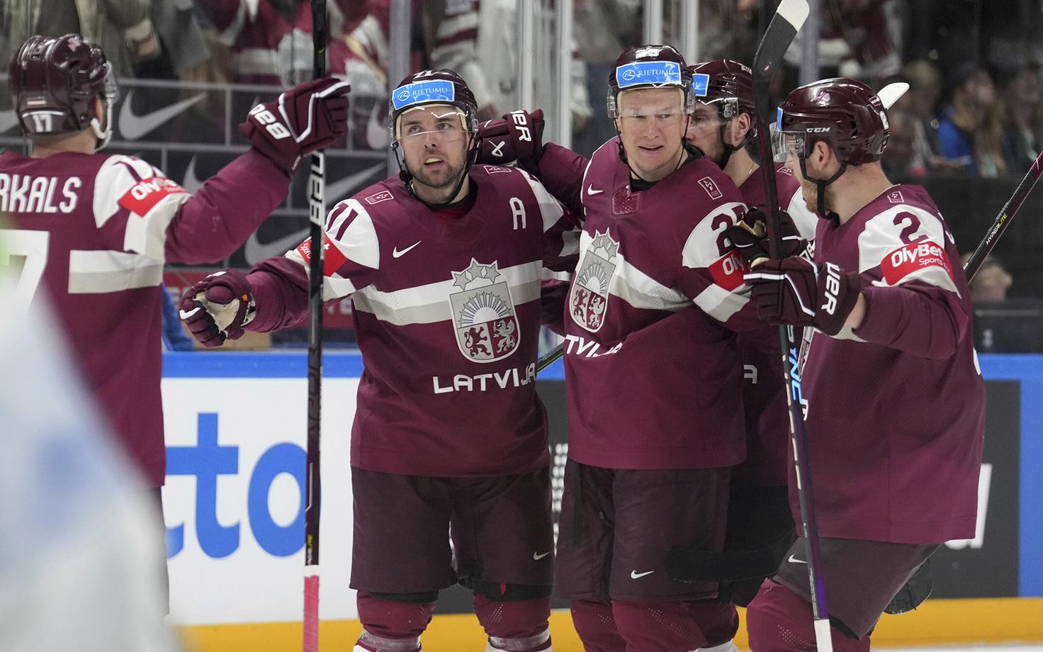 Сборная Латвии.