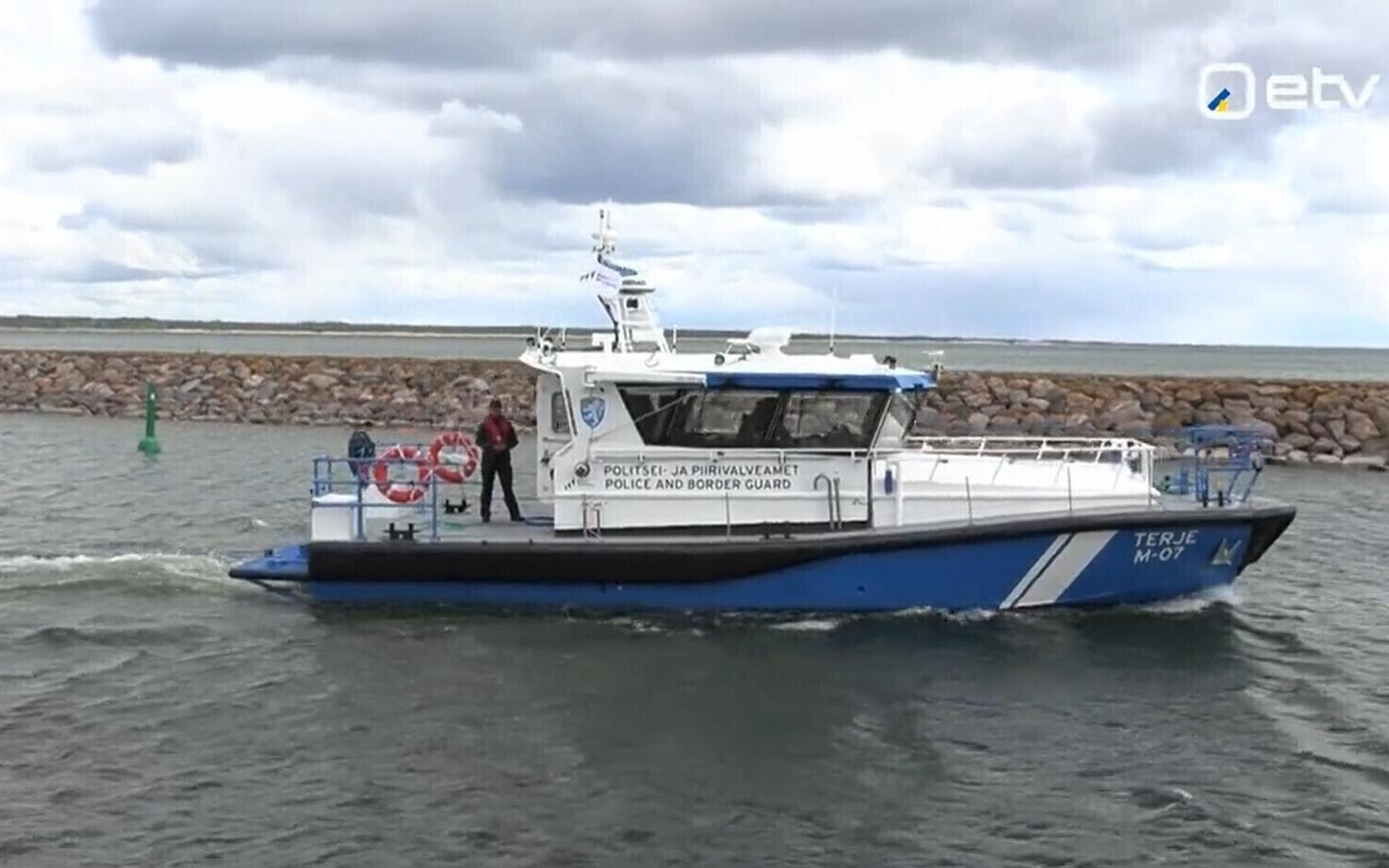 Полицейский патрульный катер Terje.