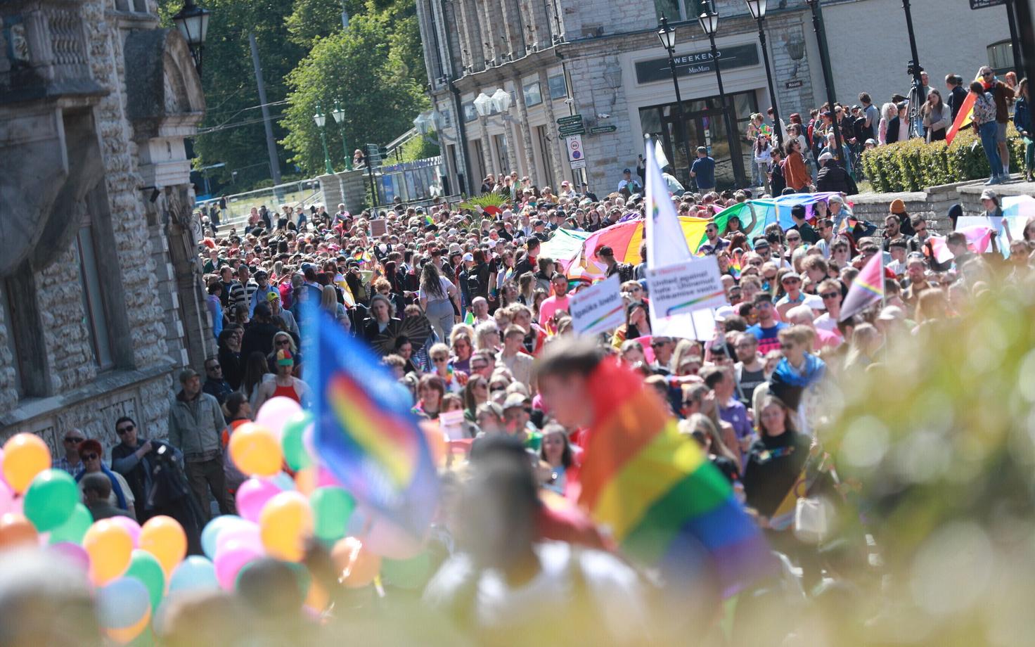 Baltic Pride 2023 in Tallinn, Saturday, June 10, 2023.