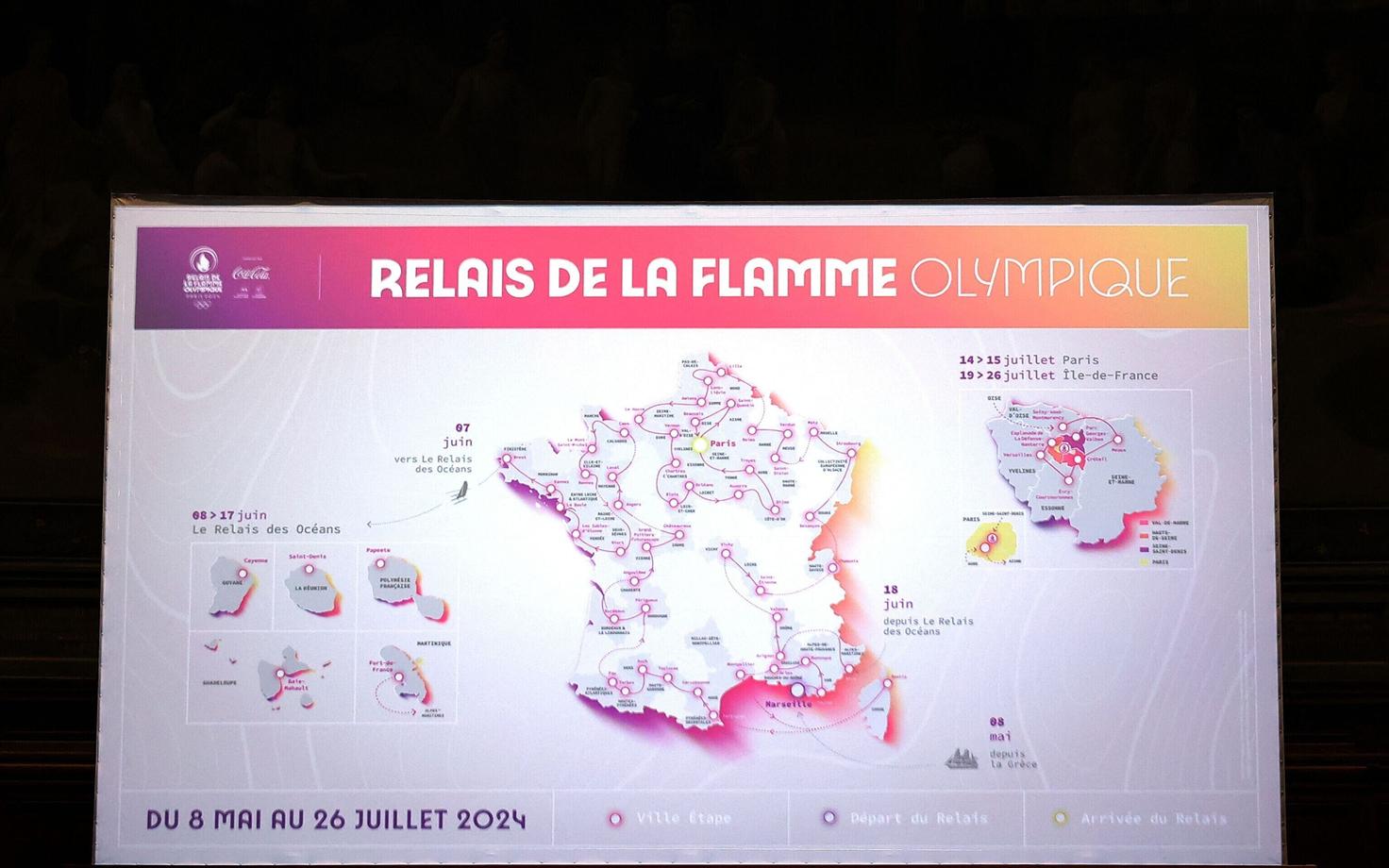 2024. aasta olümpiamängude tule teekond