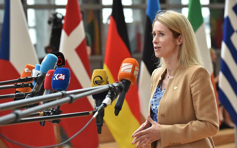 Кая Каллас в Европейском совете.