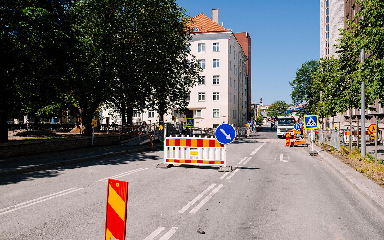 Перекресток улиц Пронкси и Гонсиори.