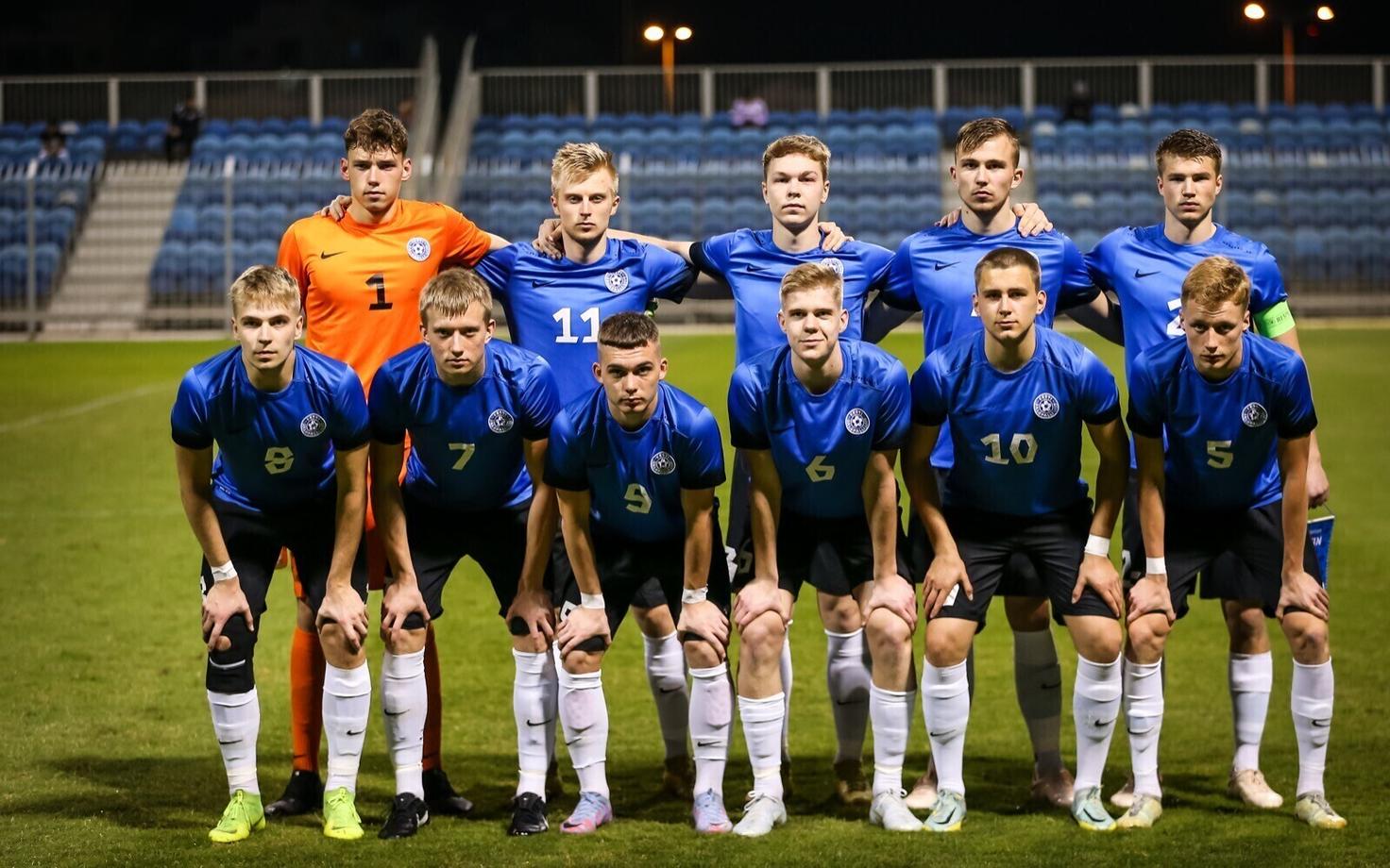 Молодежная сборная Эстонии по футболу.