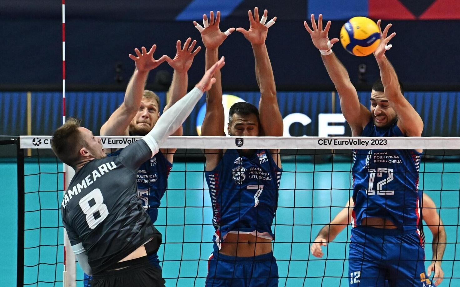 Eesti - Serbia võrkpalli EM-finaalturniiril