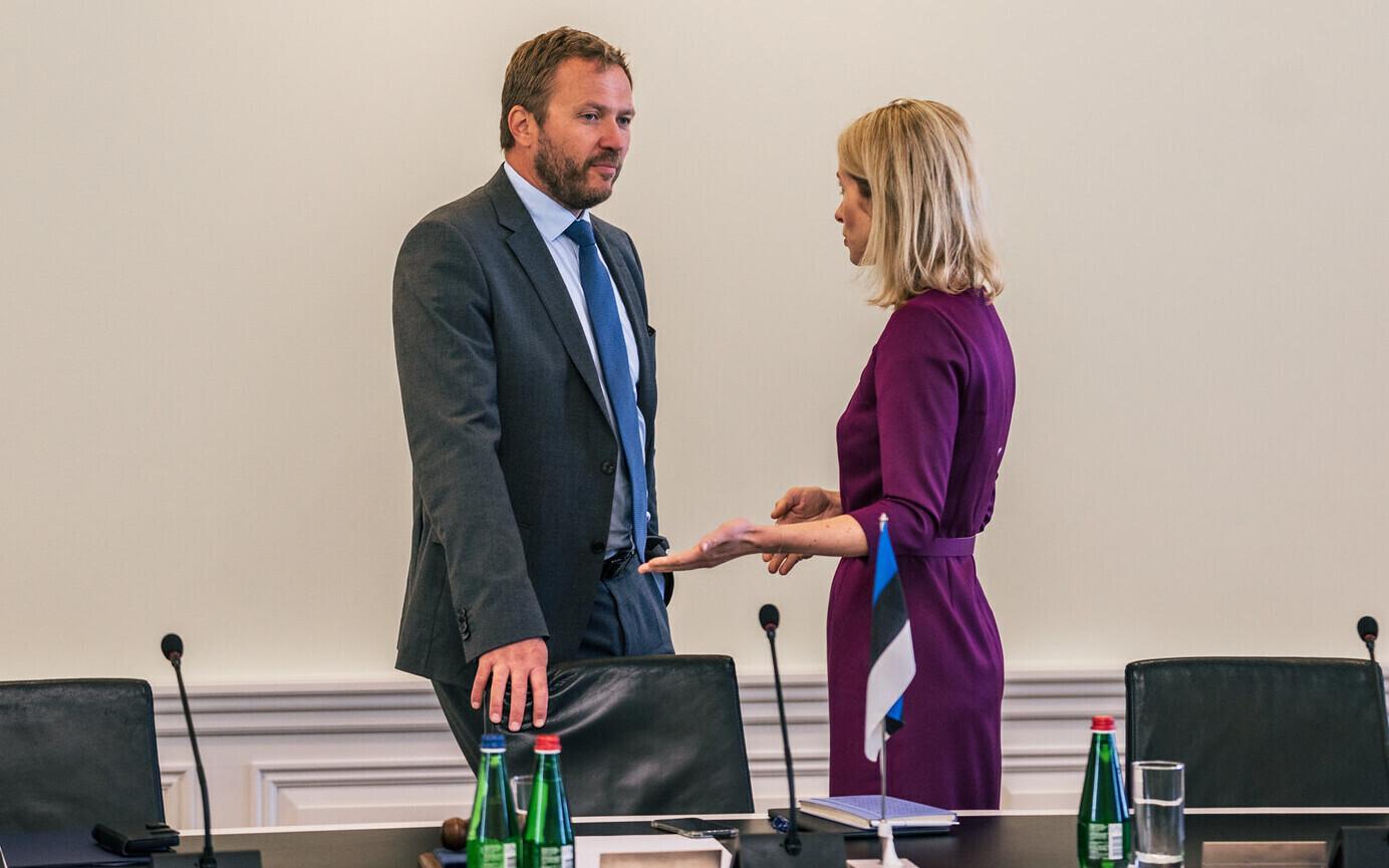 Маргус Цахкна и Кая Каллас.