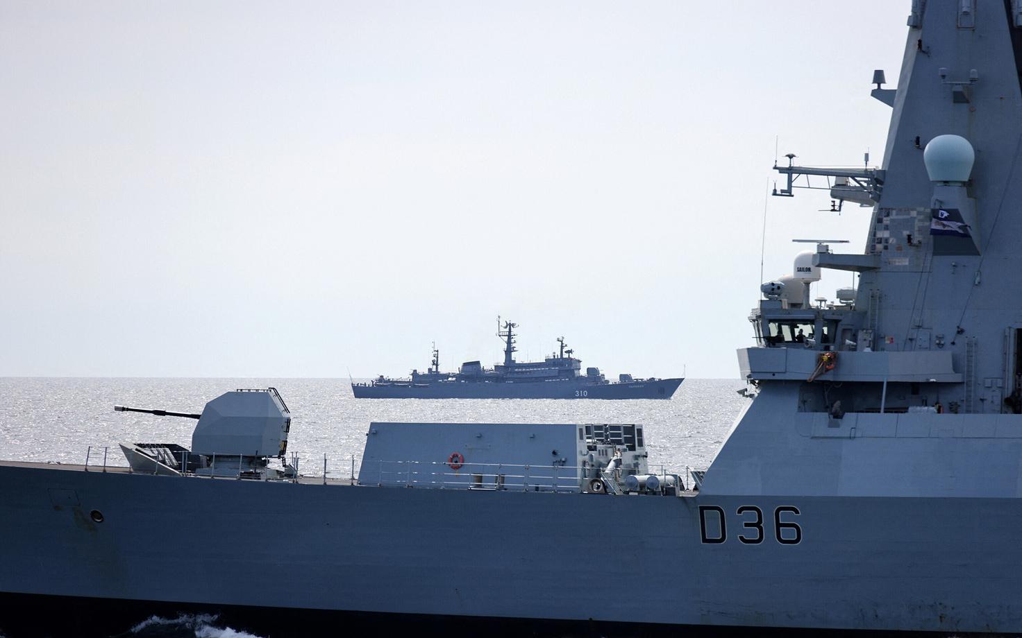 NATO JA Vene mereväealused eelmise aasta õppuse Baltops ajal.