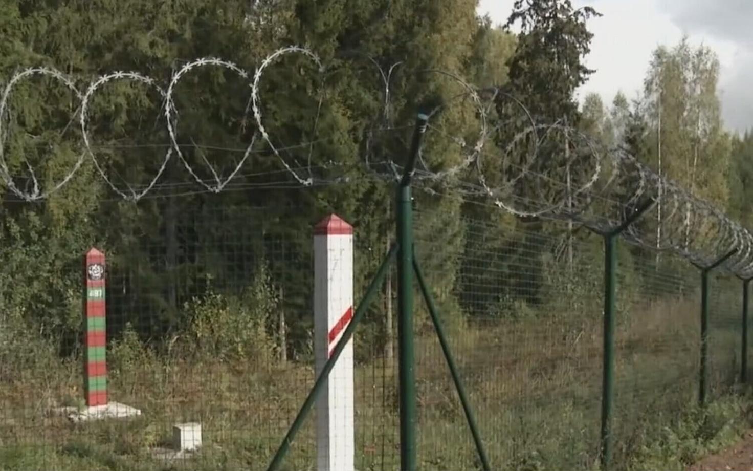 Латвийско-белорусская граница.