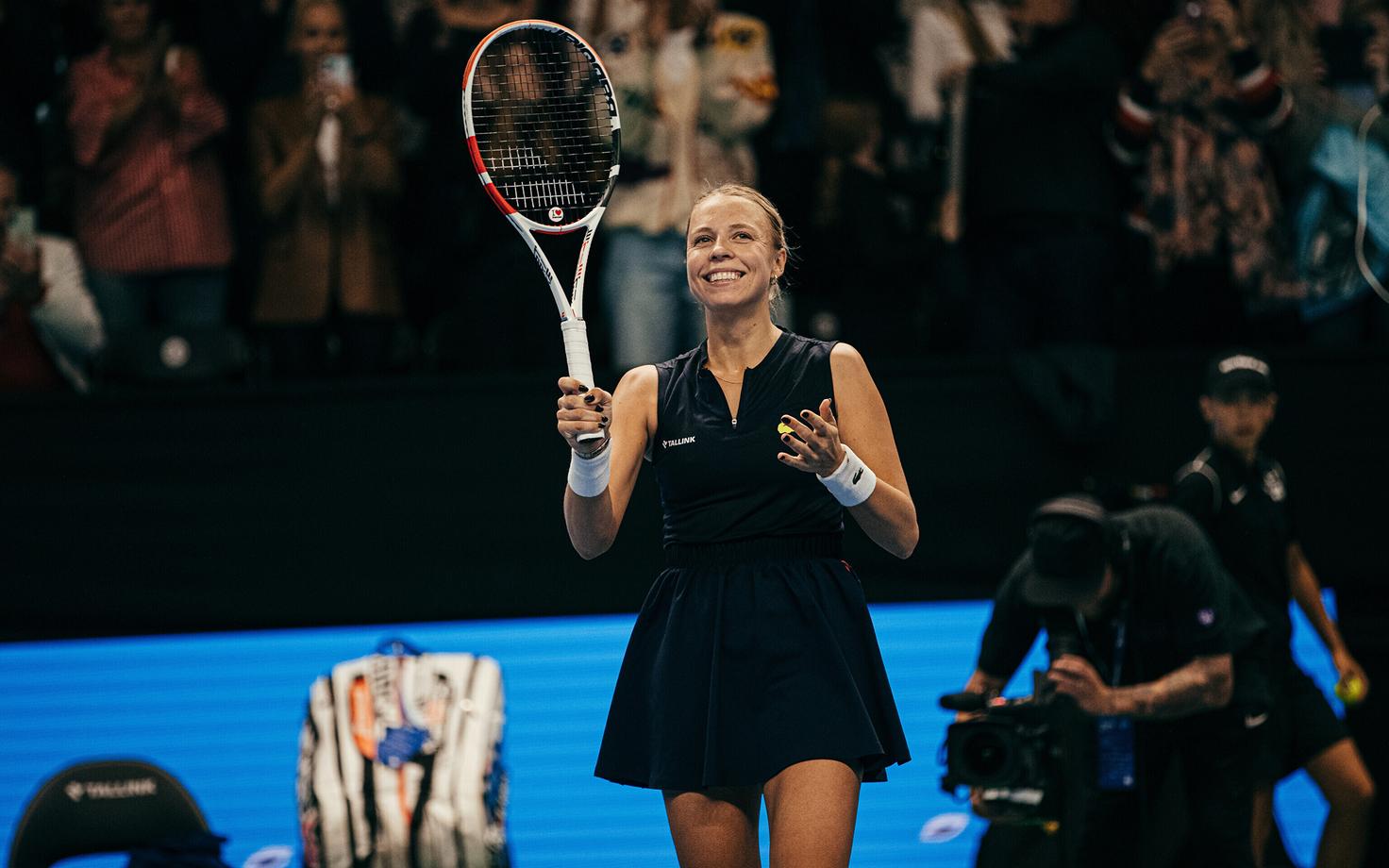 Anett Kontaveit Tallinna WTA tenniseturniiril