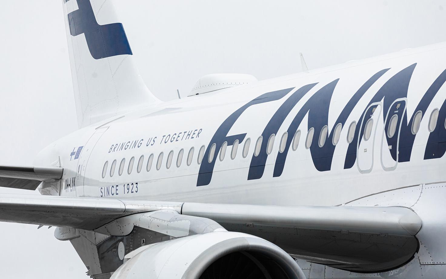 Самолет Finnair.