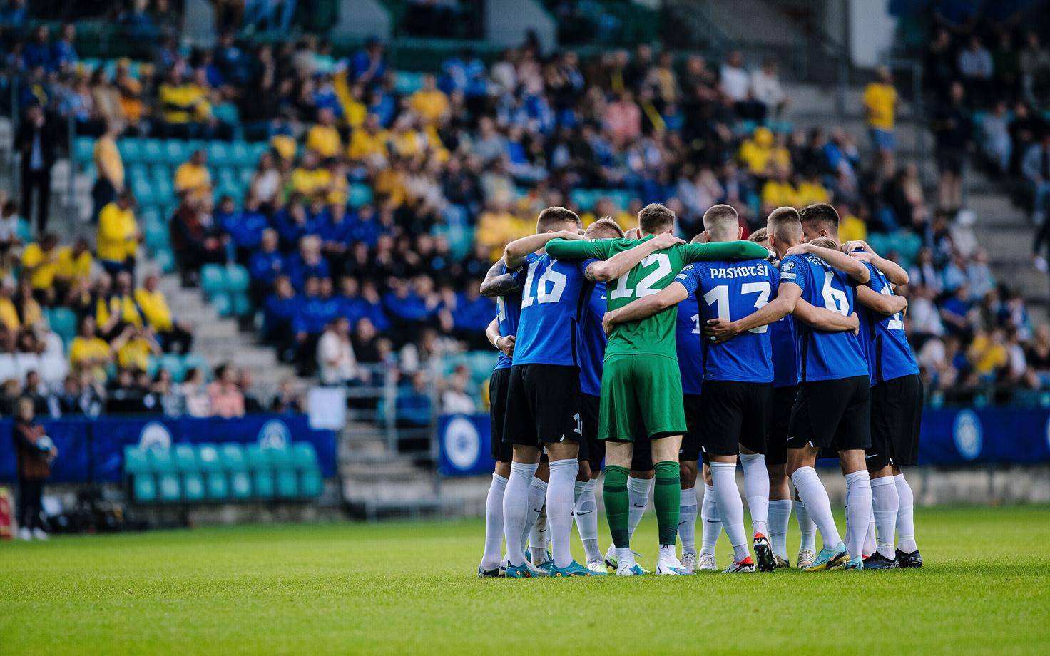 Сборная Эстонии по футболу.