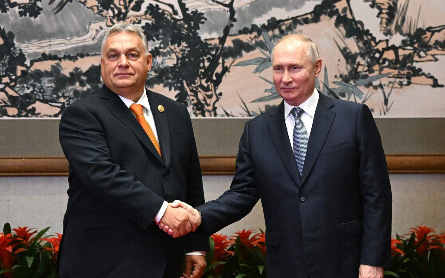Ungari peaministri Victor Orbani ja Venemaa presidendi Vladimir Putini kohtumine.