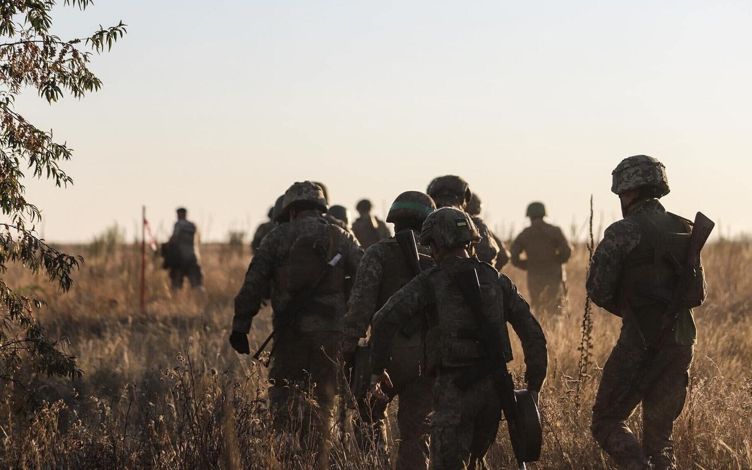 Украинские военные.