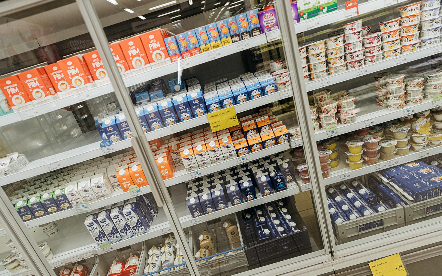 Молочные продукты. Иллюстративная фотография.