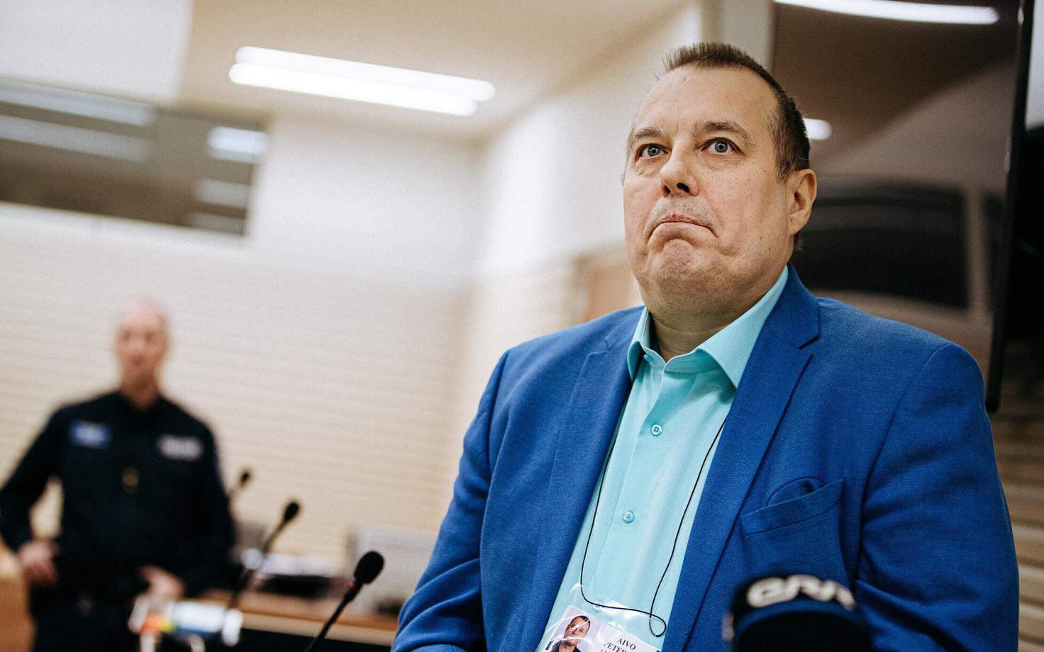 Айво Петерсон в суде.
