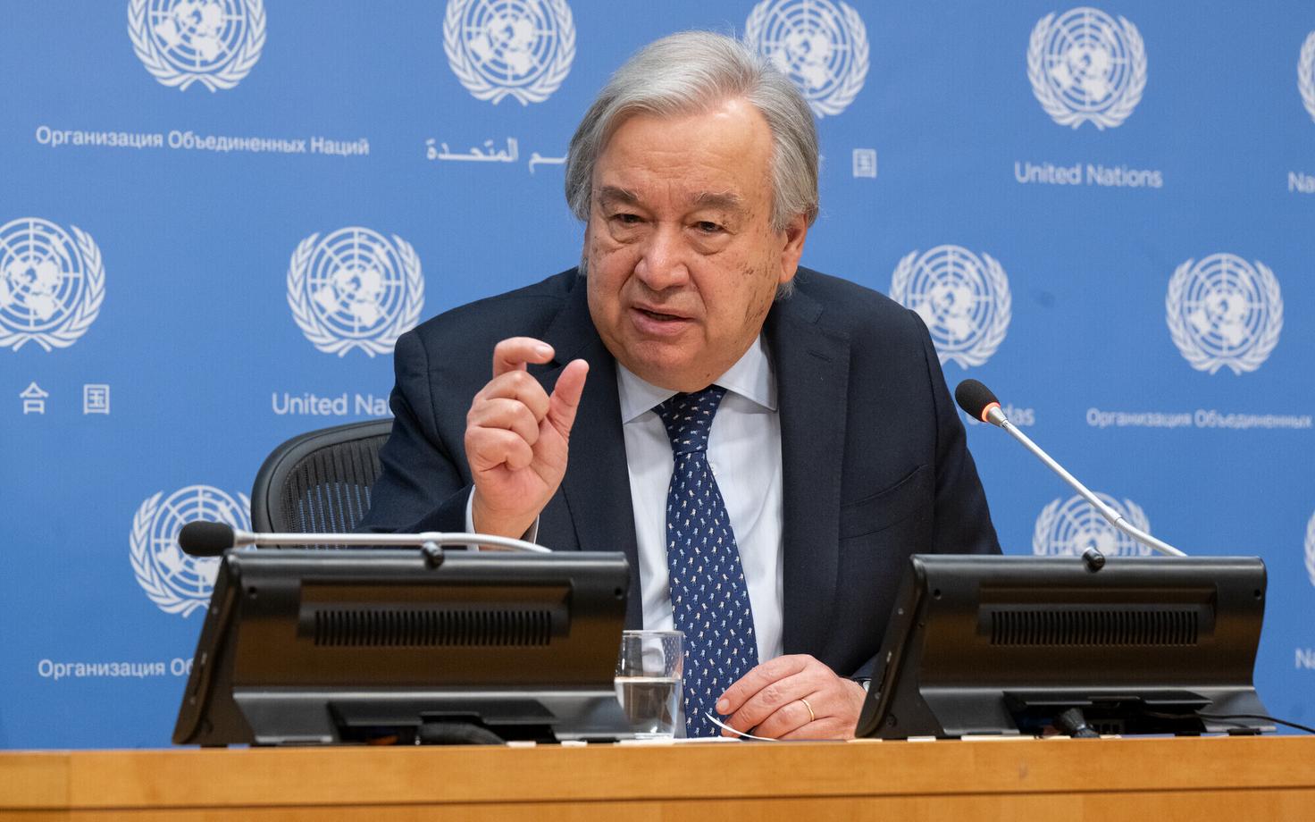 Генеральный секретарь ООН Антониу Гутерриш.