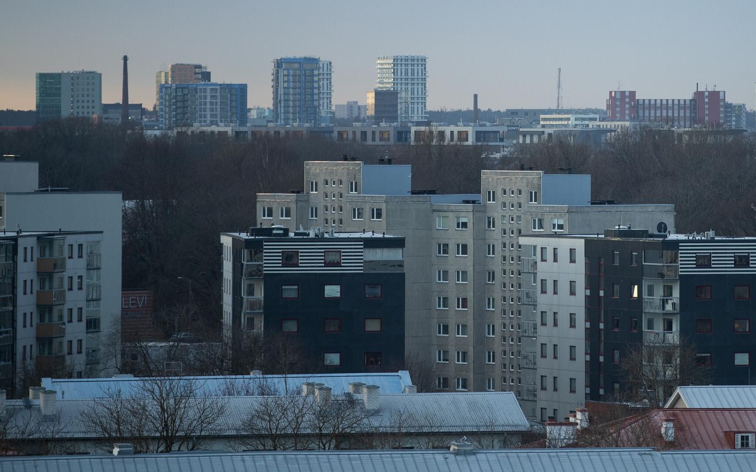 Жилые дома в Таллинне. Иллюстративная фотография.