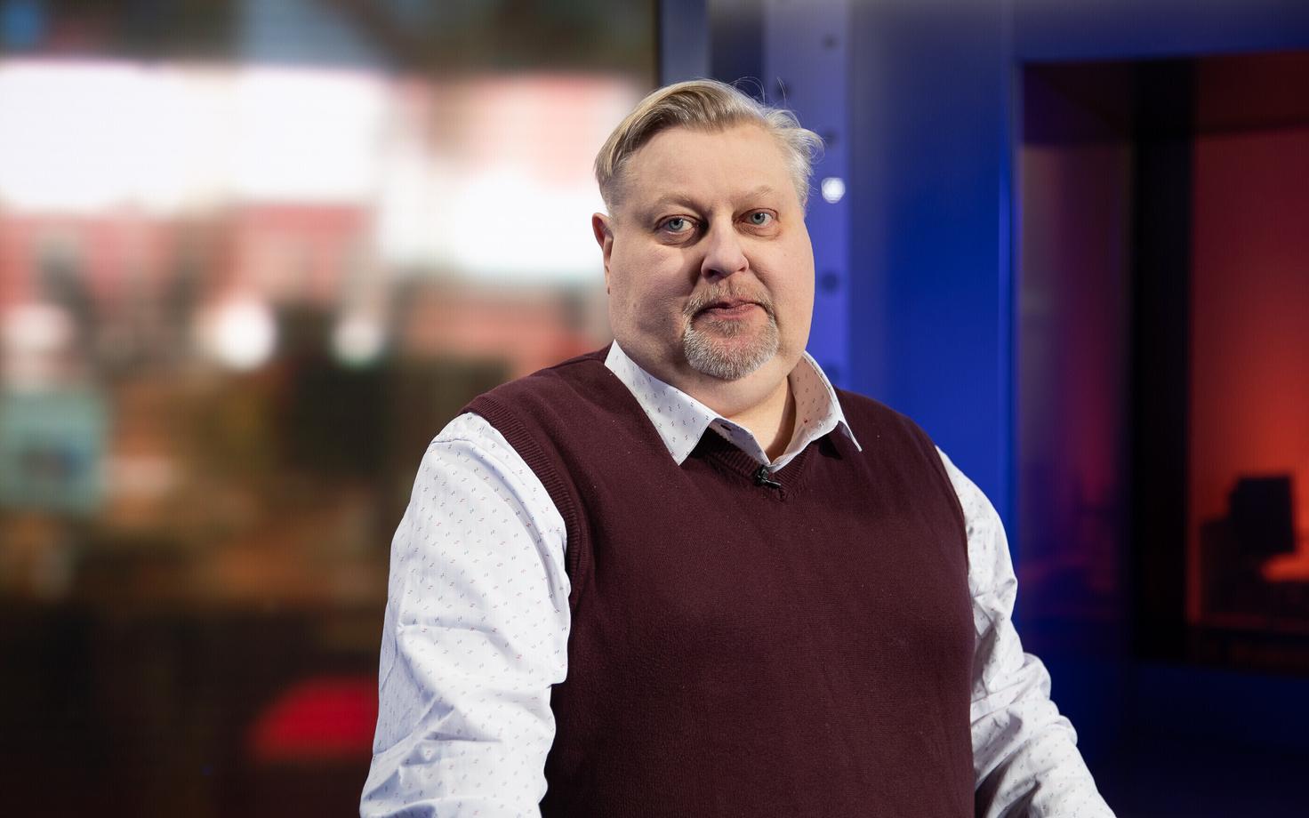 Павел Иванов в студии ERR.