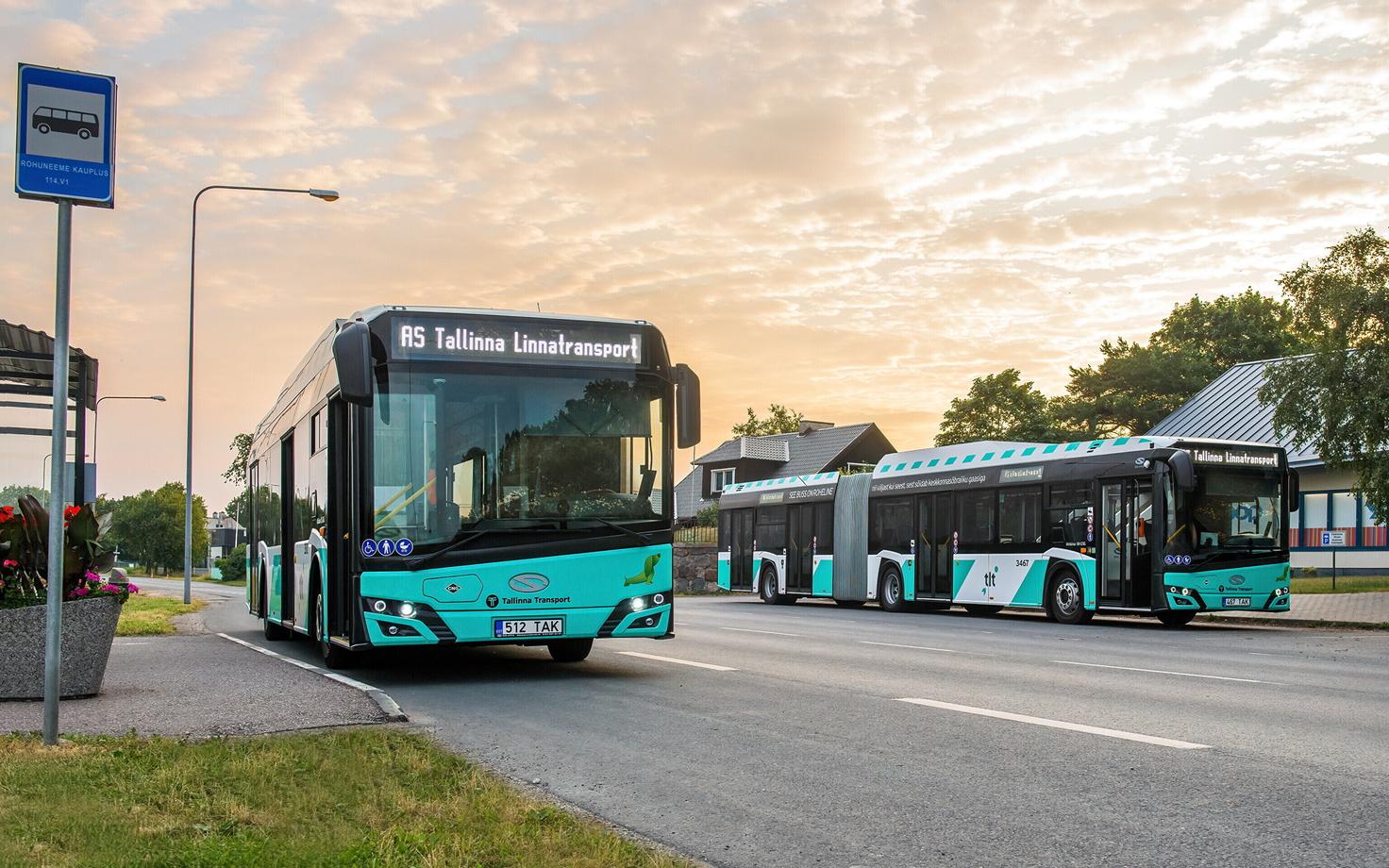 Таллиннский общественный транспорт. Иллюстративная фотография.