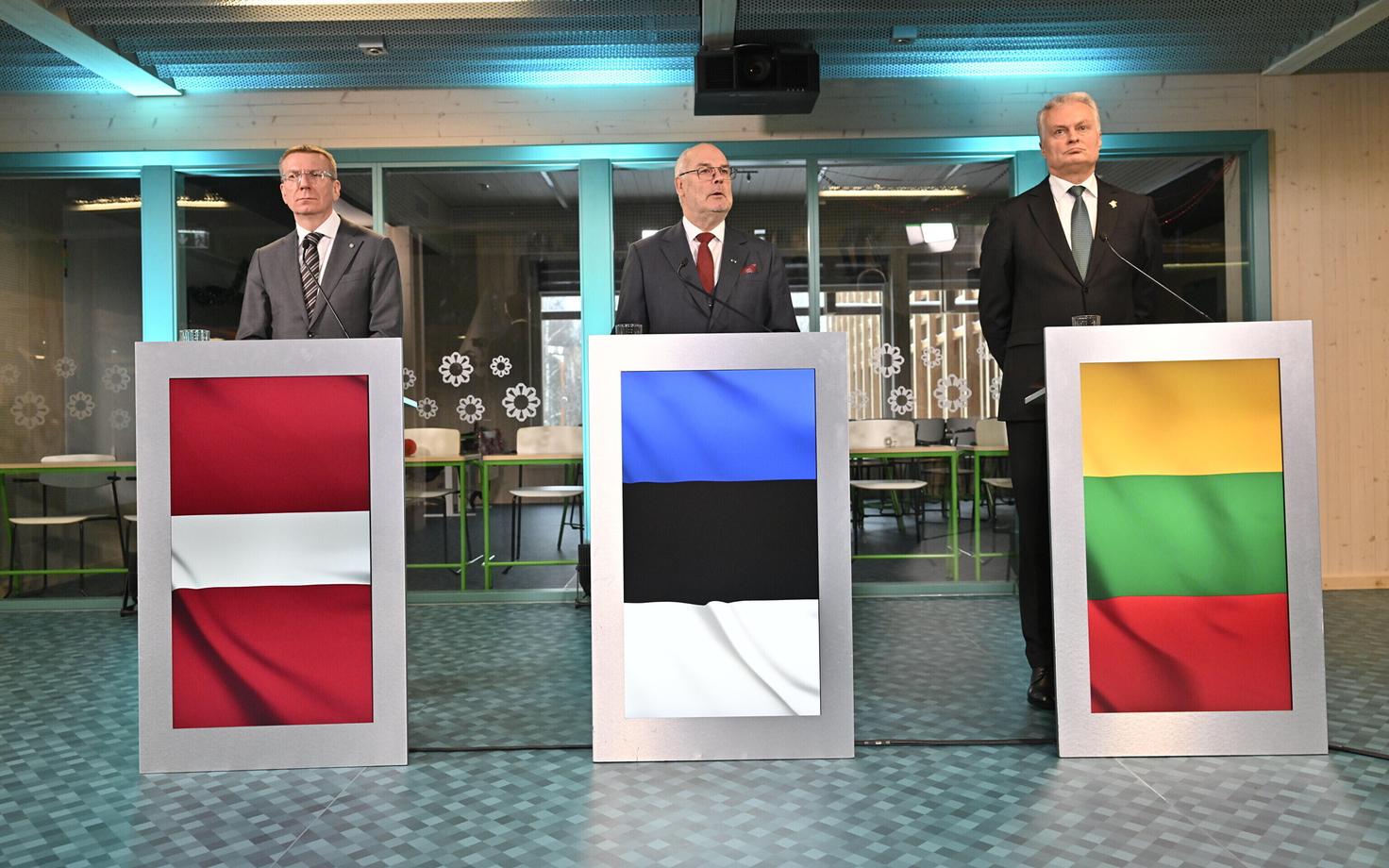 Balti riikide presidendid.