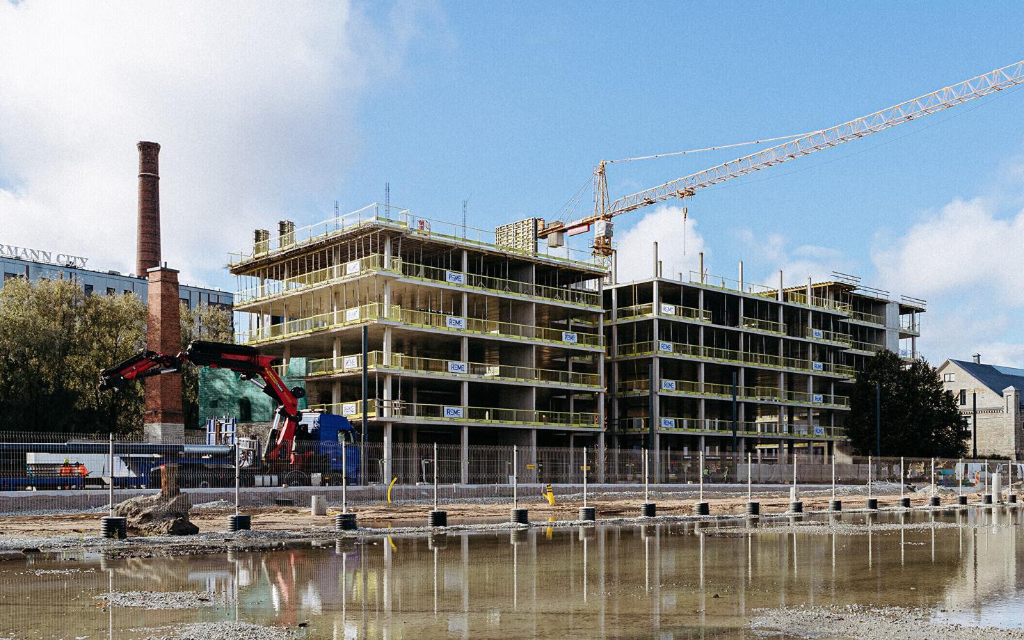 Real estate development in Tallinn.