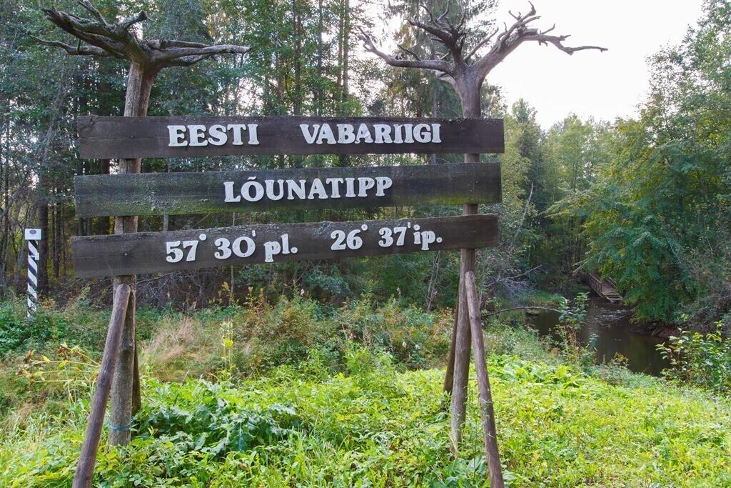 The southernmost point in Estonia.