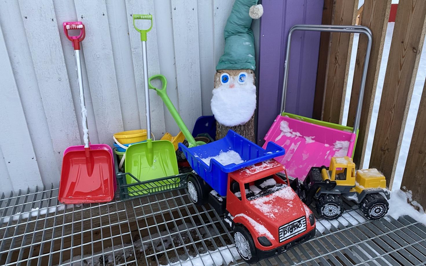 Mänguasjad lasteaias.