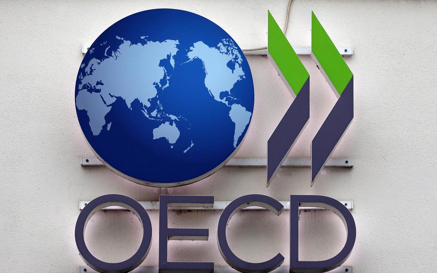 Majanduskoostöö ja Arengu Organisatsioon (OECD) logo.