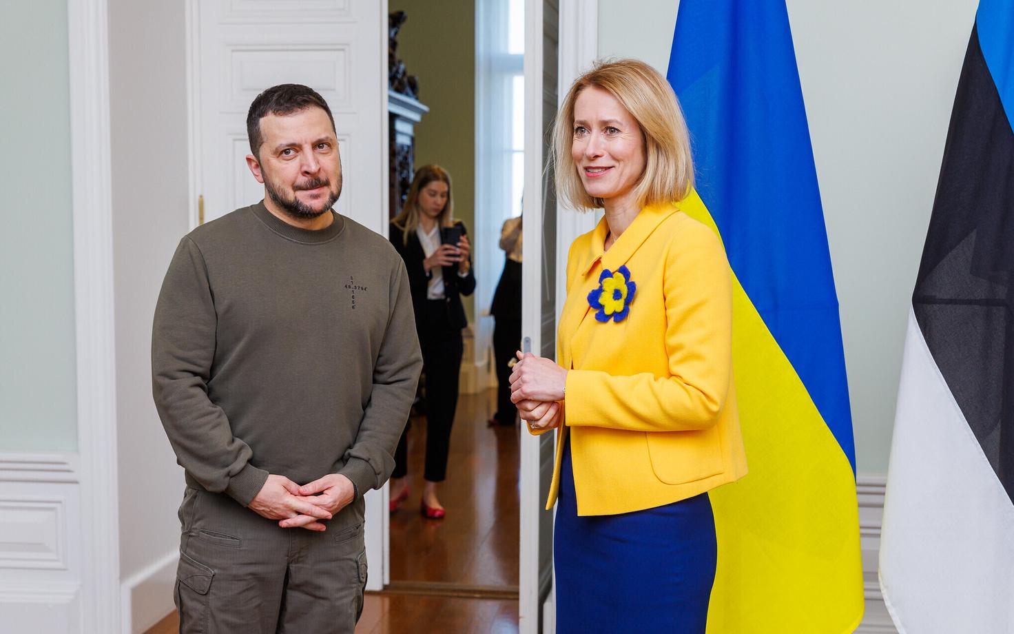 Владимир Зеленский встретился с Каей Каллас.