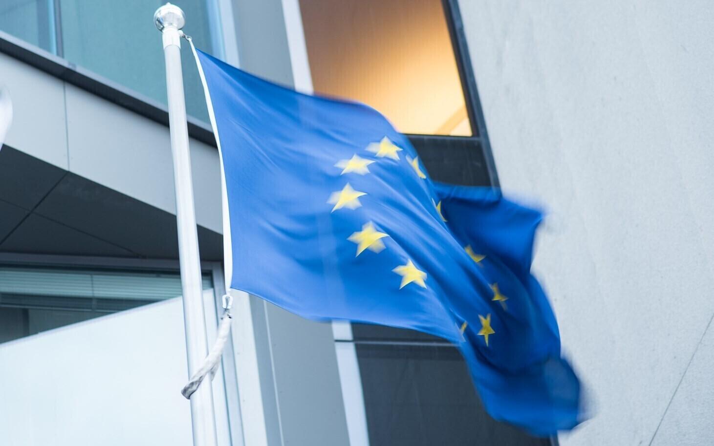 Флаг Европейского союза. Иллюстративная фотография.