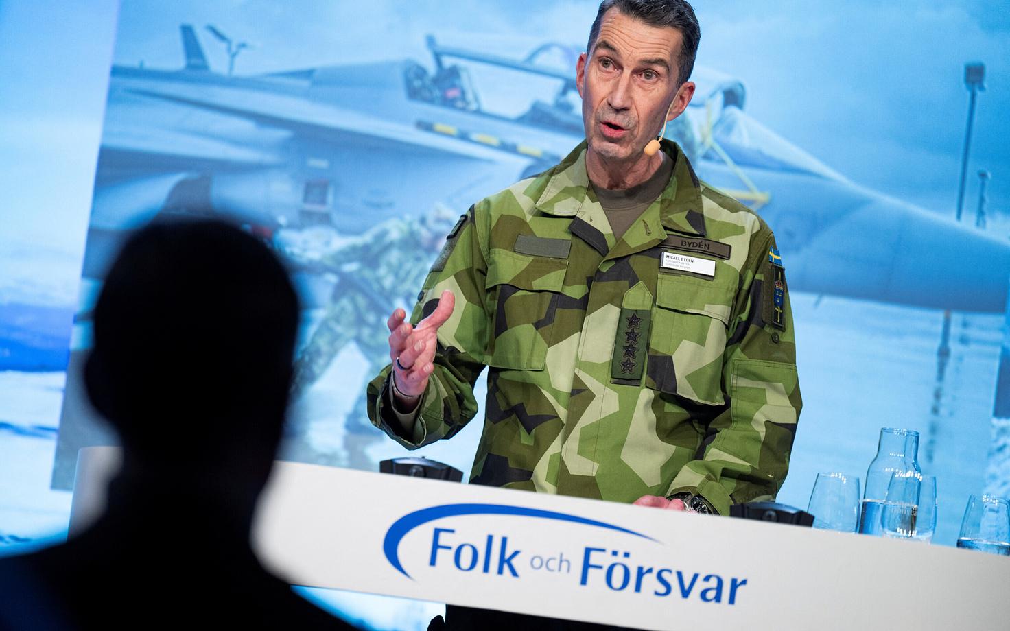 Gen. Micael Byden, commander of the Swedish Armed Forces.
