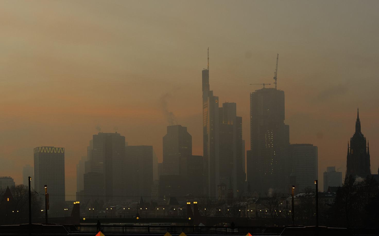 Деловой центр Германии Франкфурт.