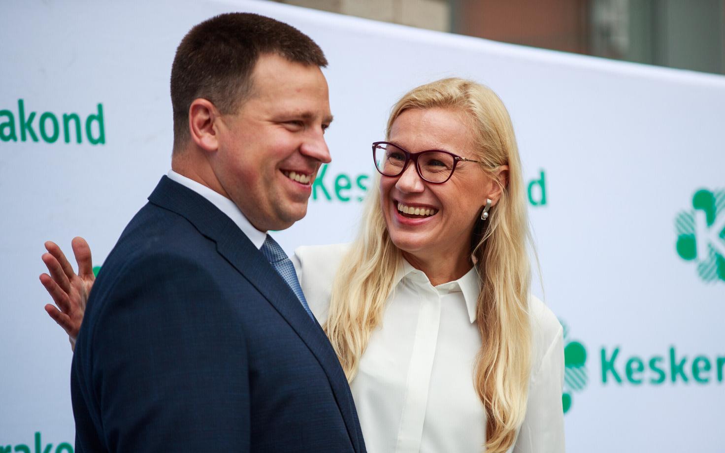 Юри Ратас и Кадри Симсон много лет были однопартийцами.