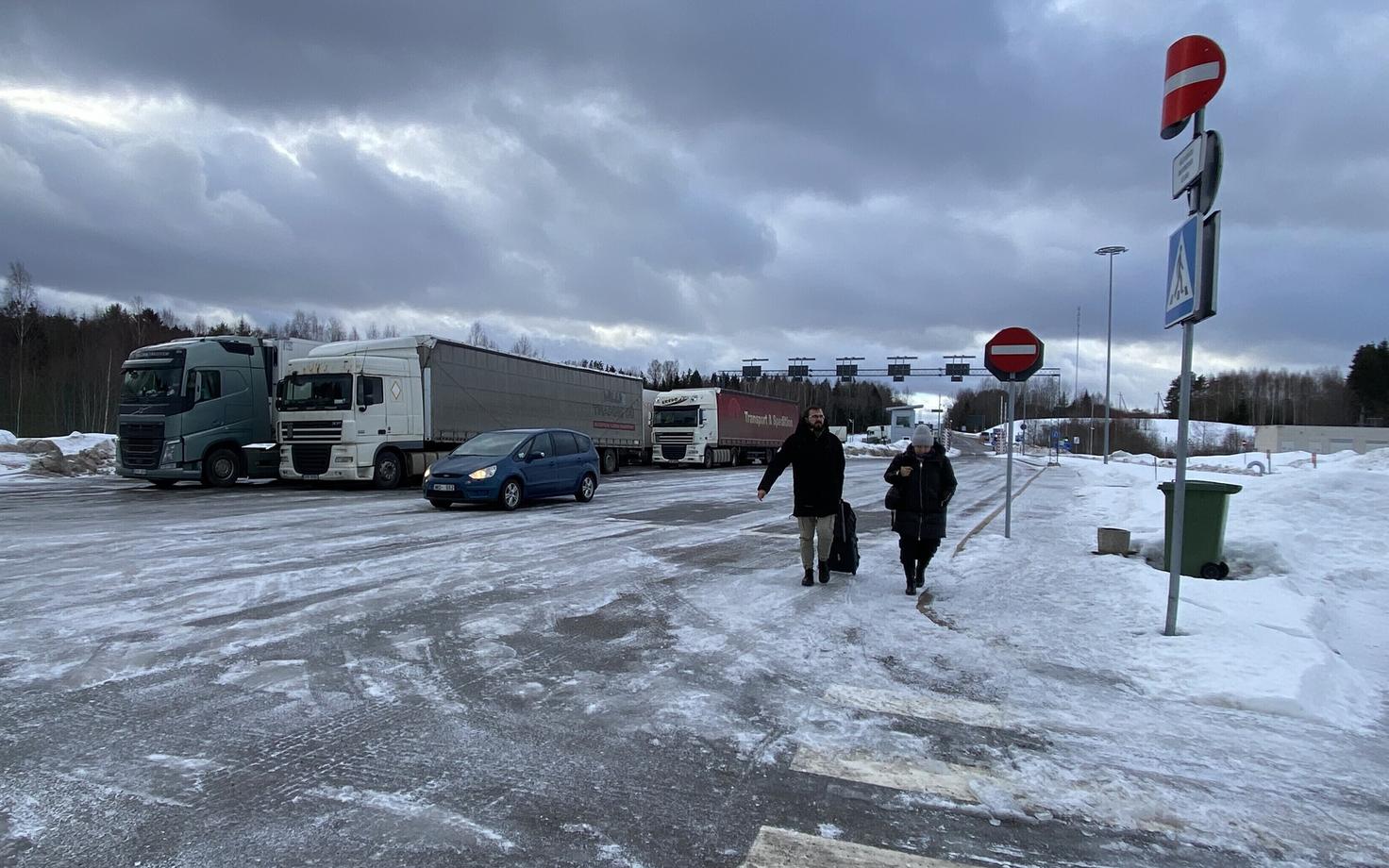 Погранпункт Лухамаа.