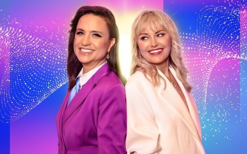 Petra Mede ja Malin Åkerman