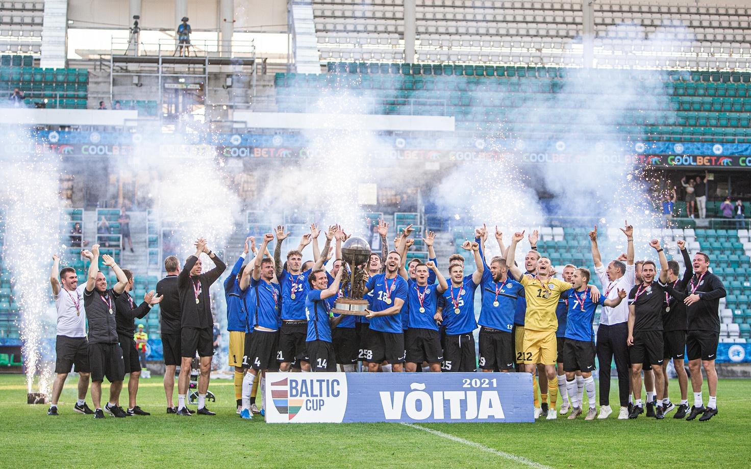 В 2021 году сборная Эстонии выиграла Кубок Балтии.