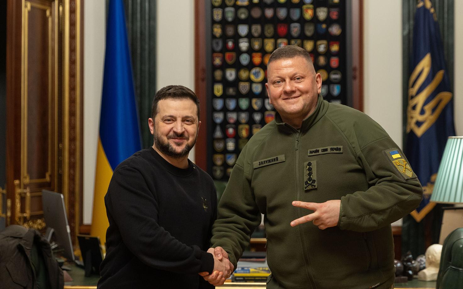 Владимир Зеленский и Валерий Залужный.