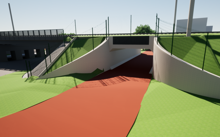 Проекты туннелей для пешеходов и велосипедистов в Кристийне.