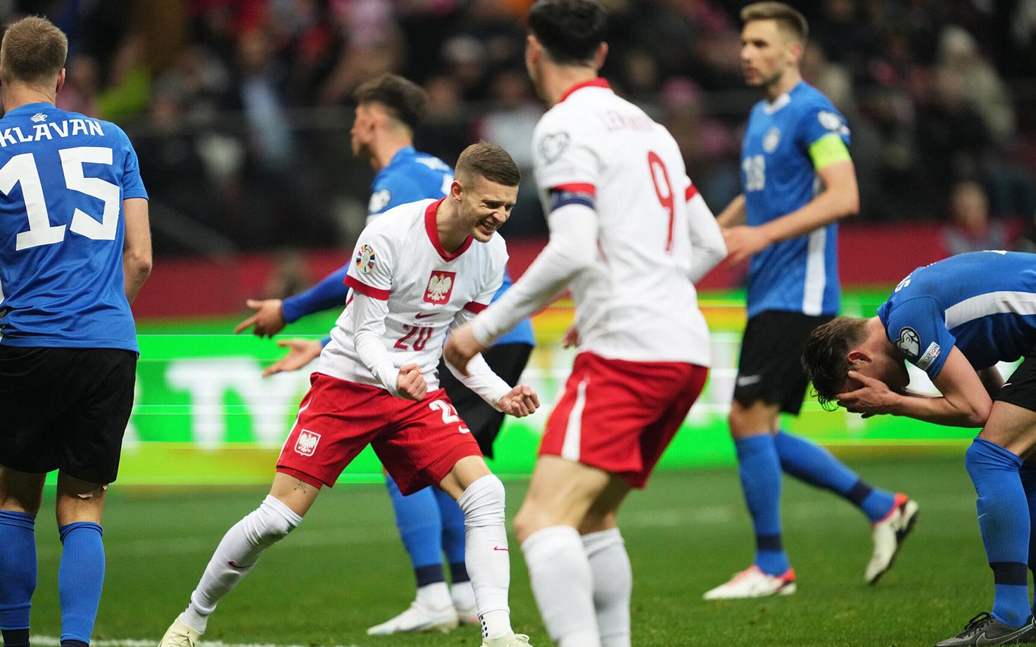 Poola - Eesti kohtumine jalgpalli EM-i play-off'is