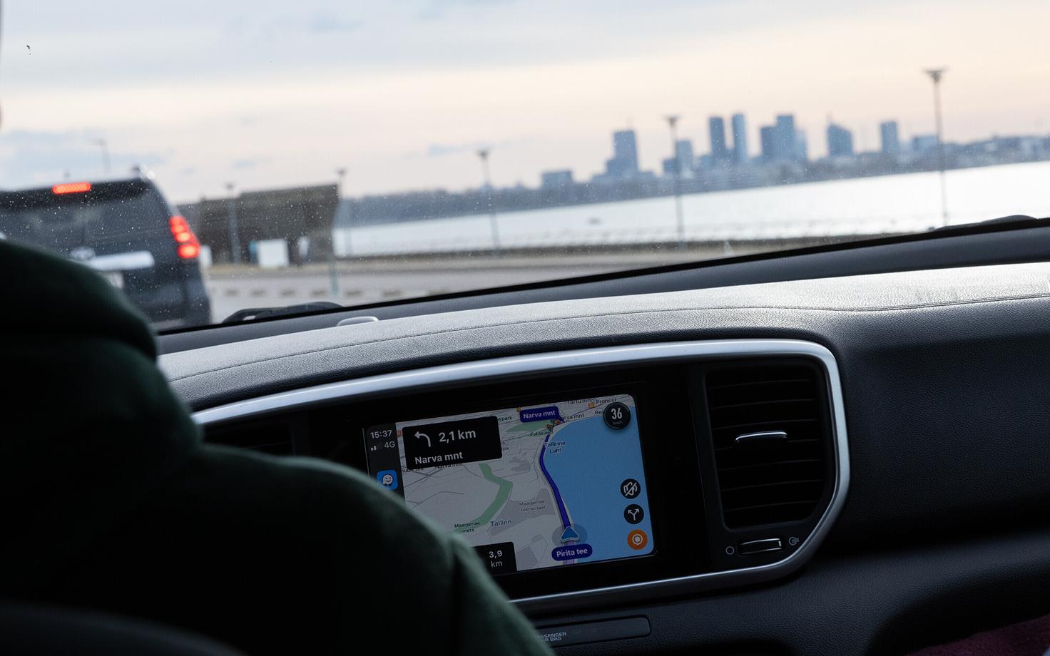 Приложение Waze.