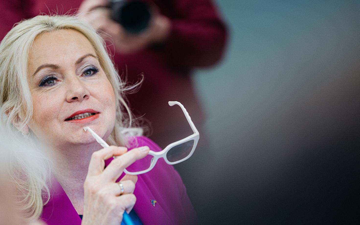 Председатель Таллиннского округа Isamaa Рийна Солман.