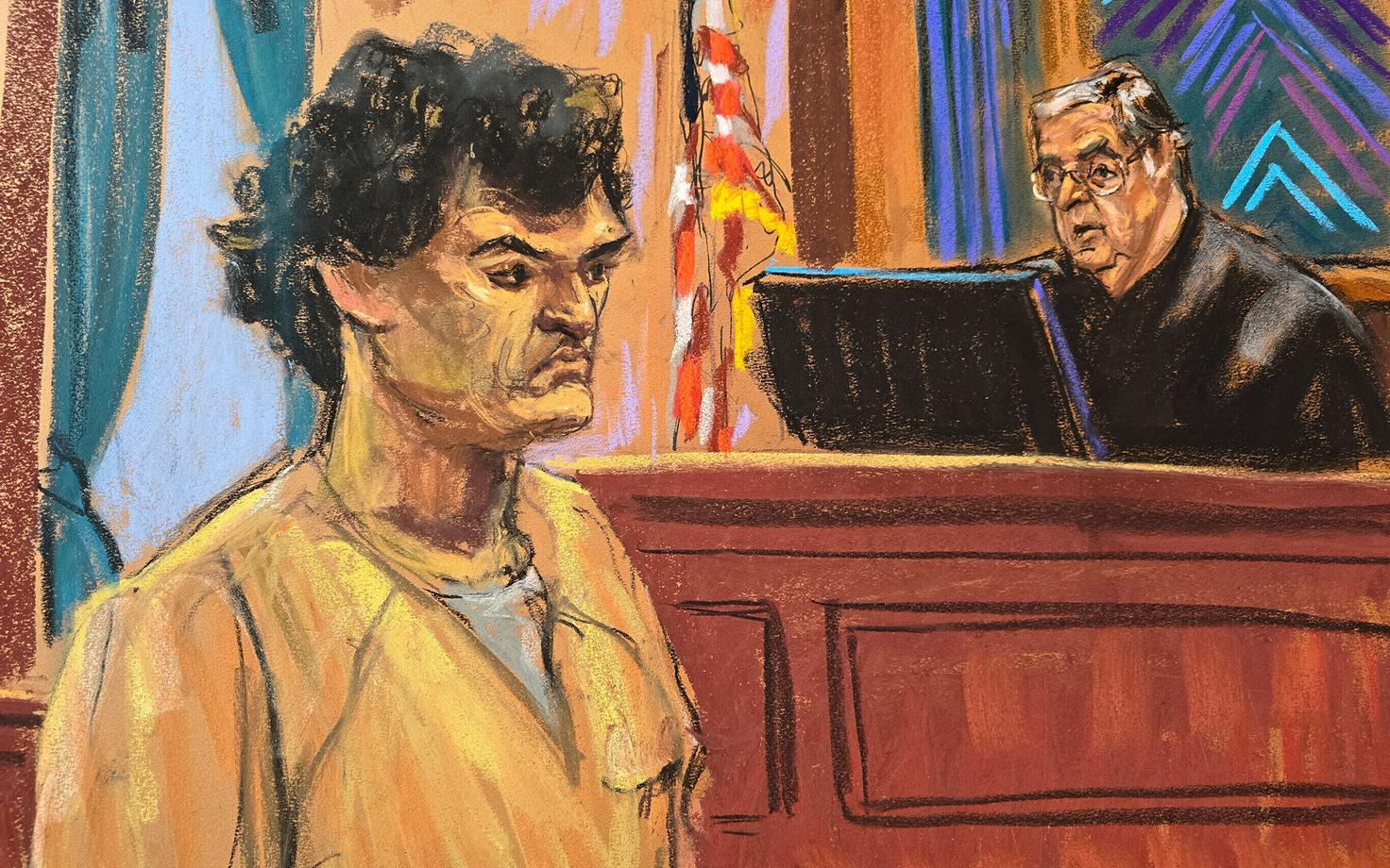 Сэм Бэнкман-Фрид в суде.