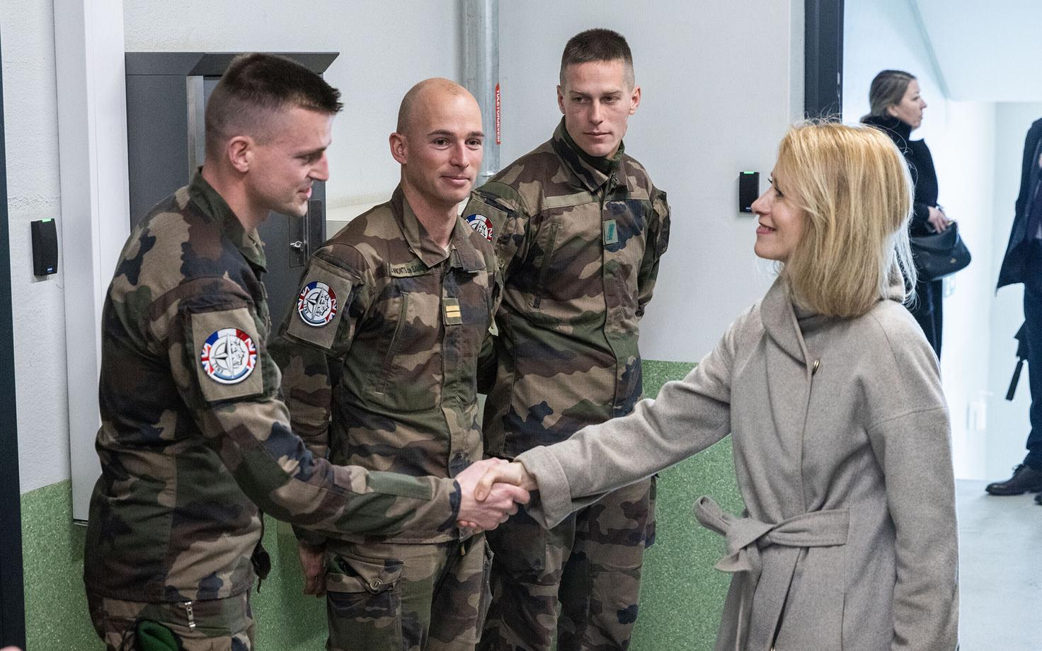 Кая Каллас благодарна НАТО и солдатам альянса.