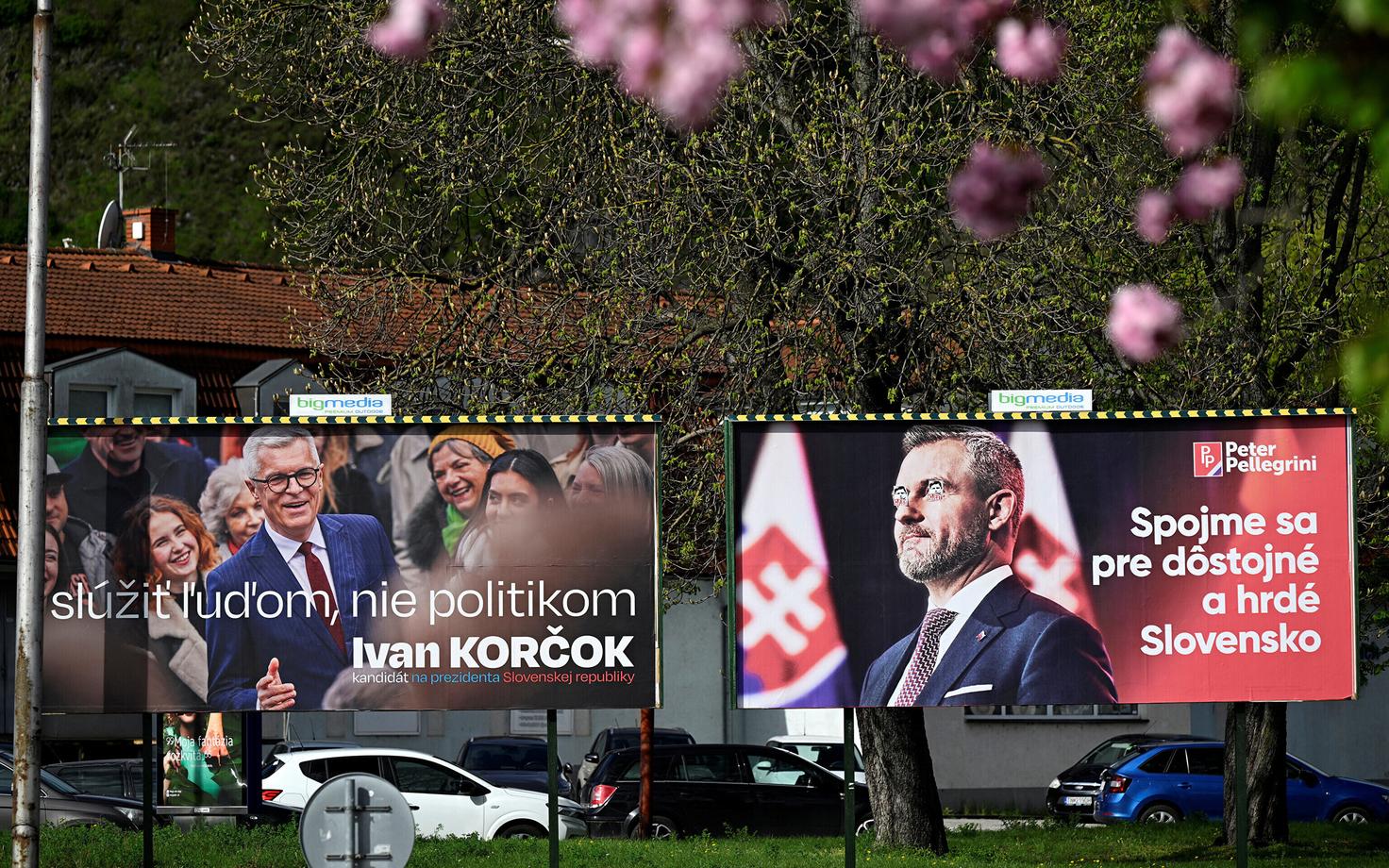 Slovakkia presidendikandidaatide välireklaam.